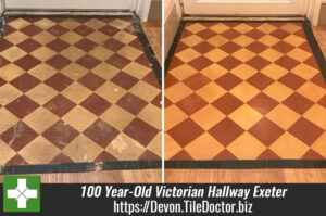 100 Year-Old Victorian Hallway Tiles Renovated in Exeter