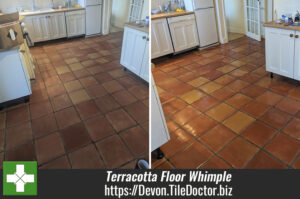 Terracotta Tiled Floor Sealing in Whimple Devon